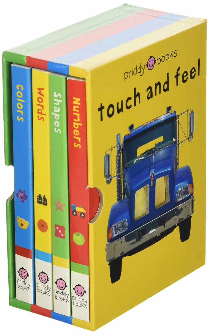 Bright Baby Touch & Feel (4 Board Book)-Nonfiction: 學前基礎 Preschool Basics-買書書 BuyBookBook