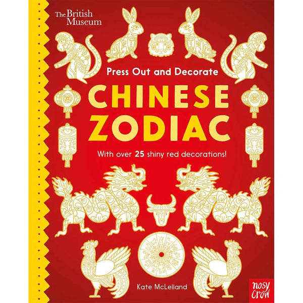 British Museum Press Out and Decorate: Chinese Zodiac (Press Out and Colour)-Fiction: 兒童繪本 Picture Books-買書書 BuyBookBook