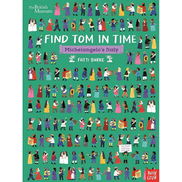 British Museum: Find Tom in Time, Michelangelo's Italy (Fatti Burke)-Nonfiction: 藝術宗教 Art & Religion-買書書 BuyBookBook