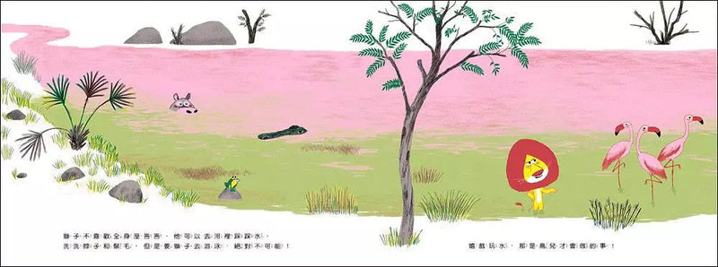 不會游泳的獅子-故事: 兒童繪本 Picture Books-買書書 BuyBookBook