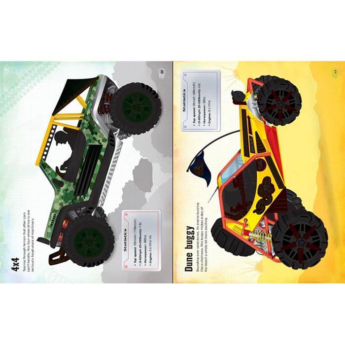 Build your own cars sticker book Usborne