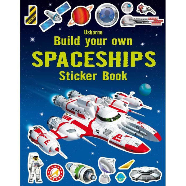 Build your own spaceships sticker book Usborne