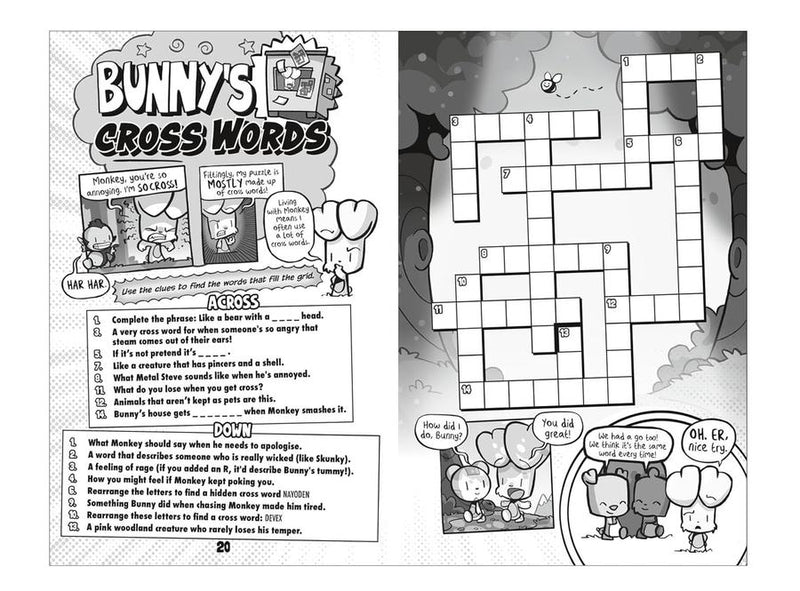 Bunny vs Monkey: The Whopping World of Puzzles-Children’s / Teenage general interest: Hobbies/ quizzes/ toys and games-買書書 BuyBookBook