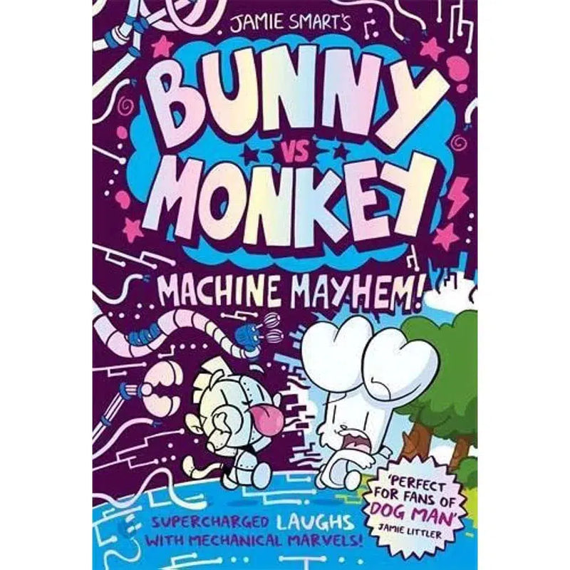 Bunny vs Monkey: Machine Mayhem (UK)-Fiction: 幽默搞笑 Humorous-買書書 BuyBookBook