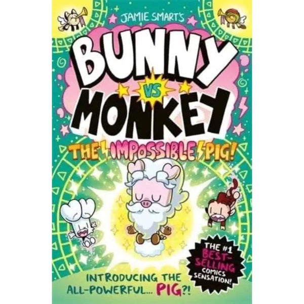 Bunny vs Monkey: The Impossible Pig! (UK) (Jamie Smart)-Fiction: 幽默搞笑 Humorous-買書書 BuyBookBook