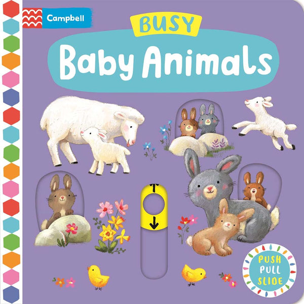 Busy Baby Animals (Campbell Busy Books)-Fiction: 兒童繪本 Picture Books-買書書 BuyBookBook