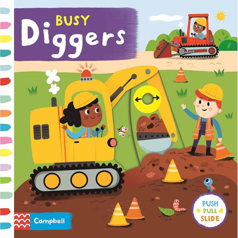 Busy Diggers (Board Book) Campbell