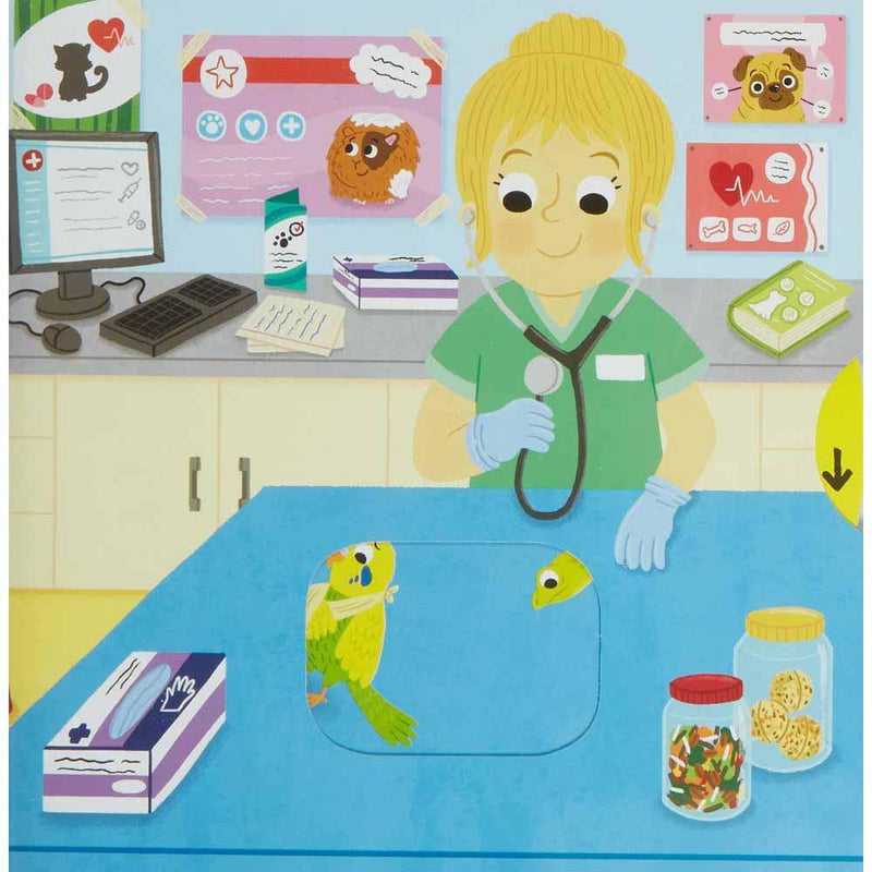 Busy Vet (Board Book) Campbell