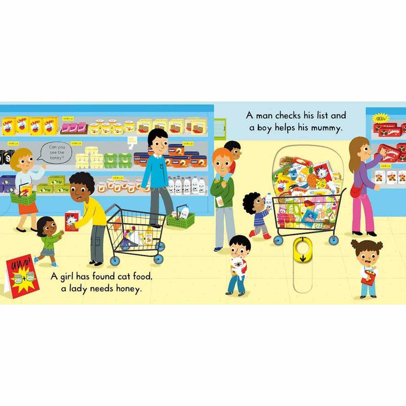 Busy Shopping (Board Book) Campbell