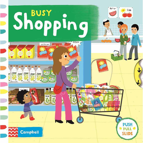 Busy Shopping (Board Book) Campbell