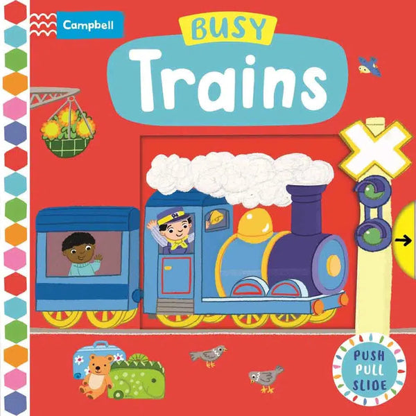 Busy Trains (with QR code audio) - 買書書 BuyBookBook