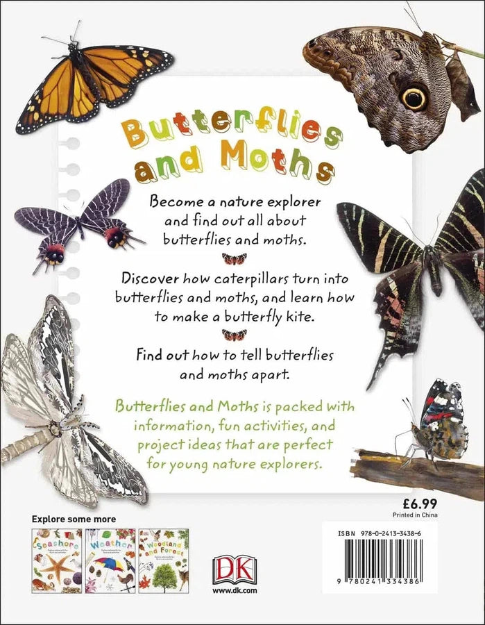 Nature Explorers - Butterflies and Moths DK UK