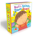 Buzz, Splash, Zoom, Roar Box Set (Karen Katz)-Nonfiction: 學前基礎 Preschool Basics-買書書 BuyBookBook