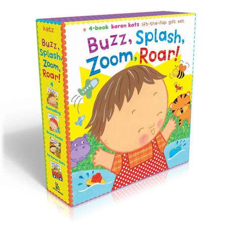 Buzz, Splash, Zoom, Roar Box Set (Karen Katz)-Nonfiction: 學前基礎 Preschool Basics-買書書 BuyBookBook