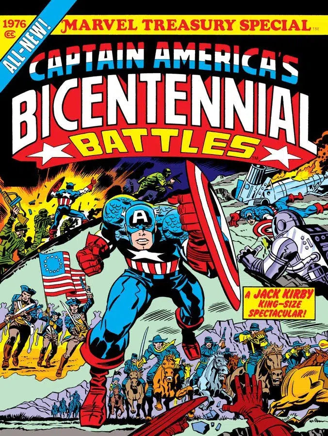 CAPTAIN AMERICA'S BICENTENNIAL BATTLES: ALL-NEW MARVEL TREASURY EDITION-Graphic novel / Comic book / Manga: genres-買書書 BuyBookBook