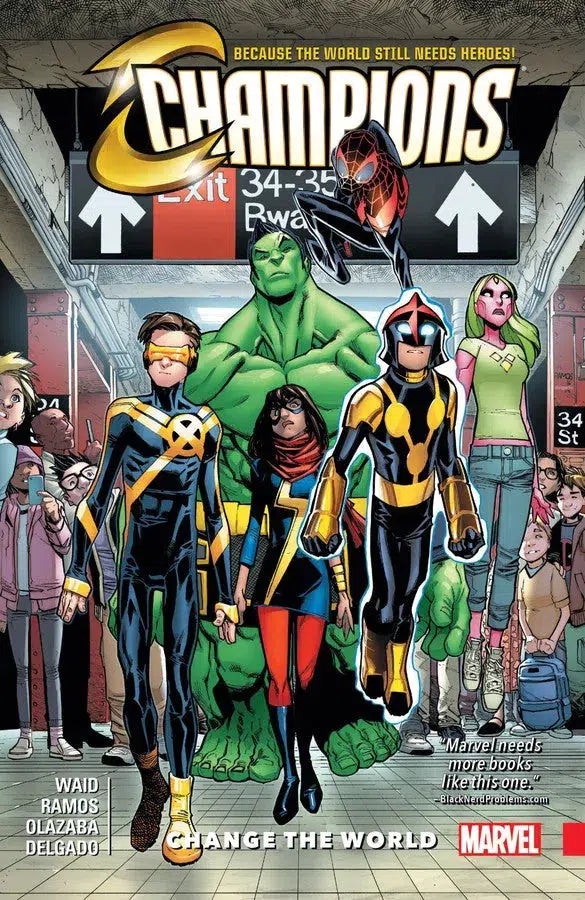 CHAMPIONS VOL. 1: CHANGE THE WORLD-Graphic novel / Comic book / Manga: genres-買書書 BuyBookBook