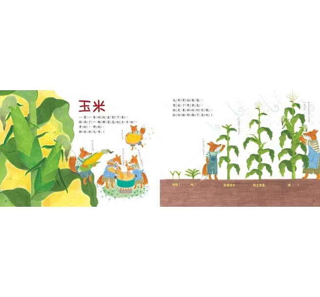 菜園裡的美味大餐 - 春夏-故事: 兒童繪本 Picture Books-買書書 BuyBookBook