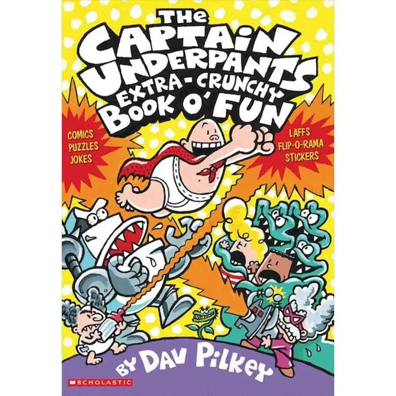 Captain Underpants, The: Extra-Crunchy Book O'Fun (Dav Pilkey)-Activity: 益智解謎 Puzzle & Quiz-買書書 BuyBookBook