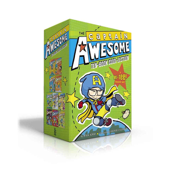 Captain Awesome Ten-Book Cool-lection Boxed Set, The-Fiction: 歷險科幻 Adventure & Science Fiction-買書書 BuyBookBook