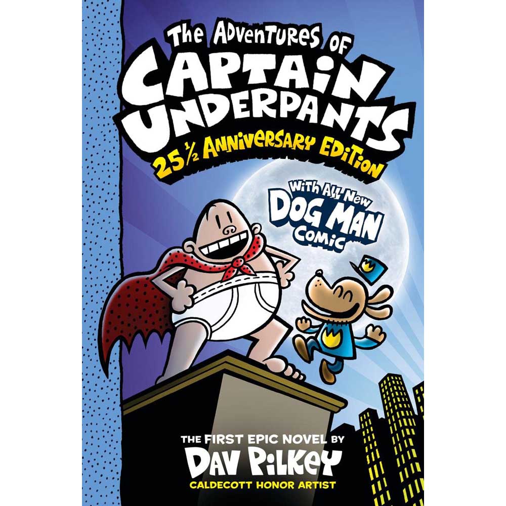 Captain Underpants #01 - 25 1/2 Anniversary Edition (Now With a Dog Man Comic!) (Color) (Dav Pilkey)-Fiction: 幽默搞笑 Humorous-買書書 BuyBookBook