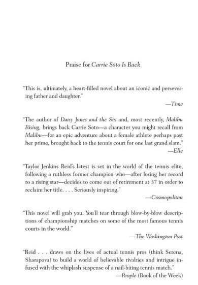 Carrie Soto Is Back (Taylor Jenkins Reid)-Fiction: 劇情故事 General-買書書 BuyBookBook
