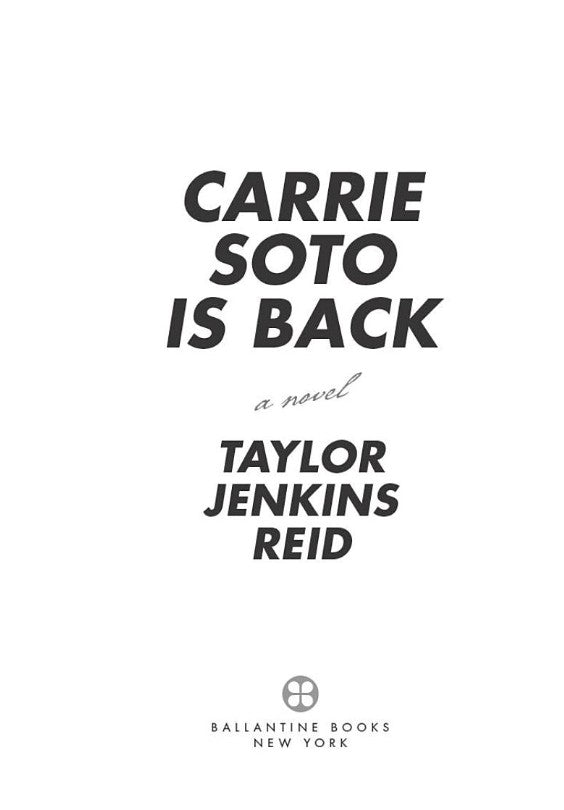 Carrie Soto Is Back (Taylor Jenkins Reid)-Fiction: 劇情故事 General-買書書 BuyBookBook