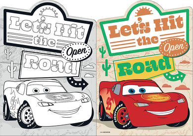 Cars 小畫家造型貼畫