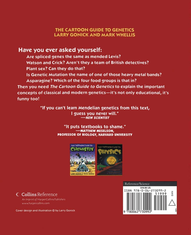 Cartoon Guide Series - The Cartoon Guide to Genetics (Updated Edition) (Paperback) - 買書書 BuyBookBook