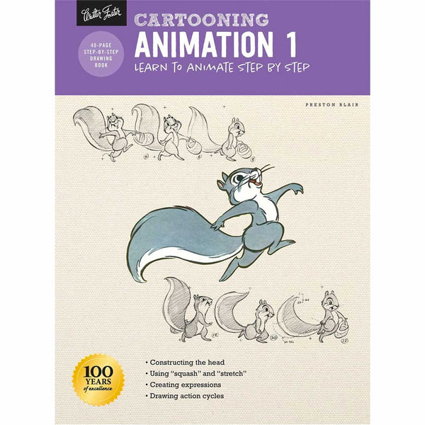 Cartooning: Animation 1 with Preston Blair-Activity: 繪畫貼紙 Drawing & Sticker-買書書 BuyBookBook