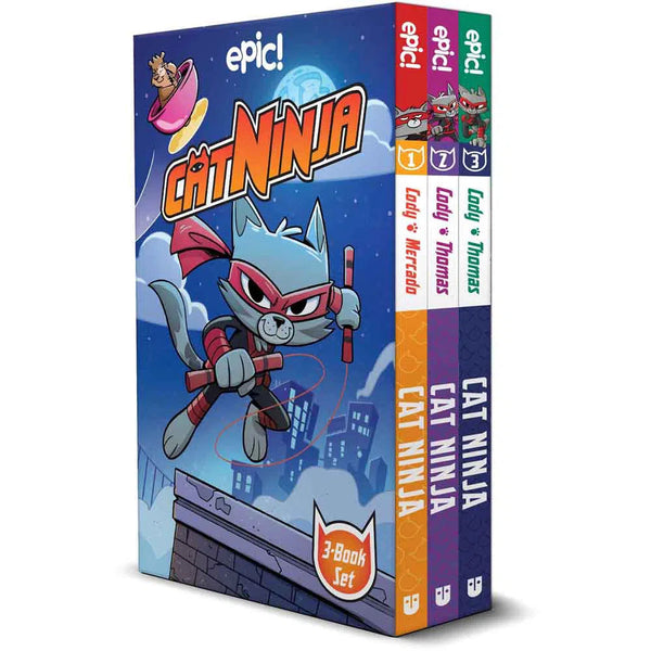 Cat Ninja Box Set (Books 1-3)-Fiction: 兒童繪本 Picture Books-買書書 BuyBookBook