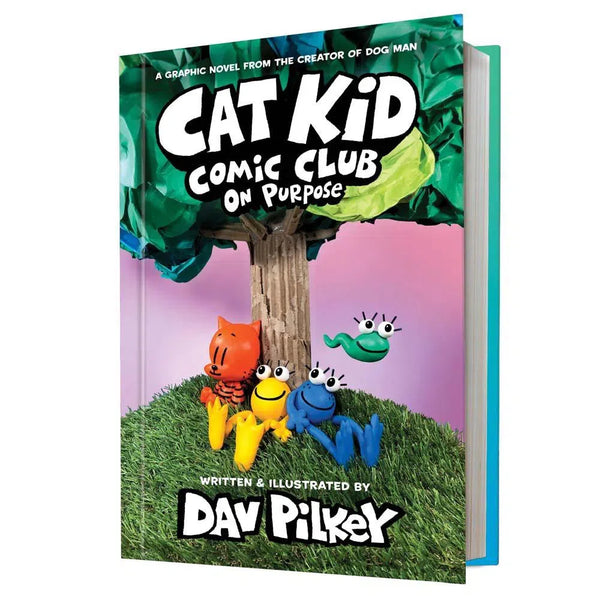 Cat Kid Comic Club (正版) #03 On Purpose (Hardback) (Dav Pilkey) Scholastic