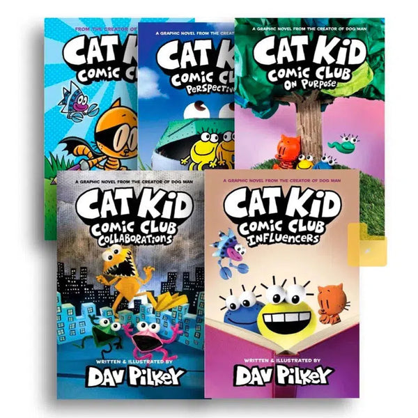 Cat Kid Comic Club (正版) Bundle (Dav Pilkey)