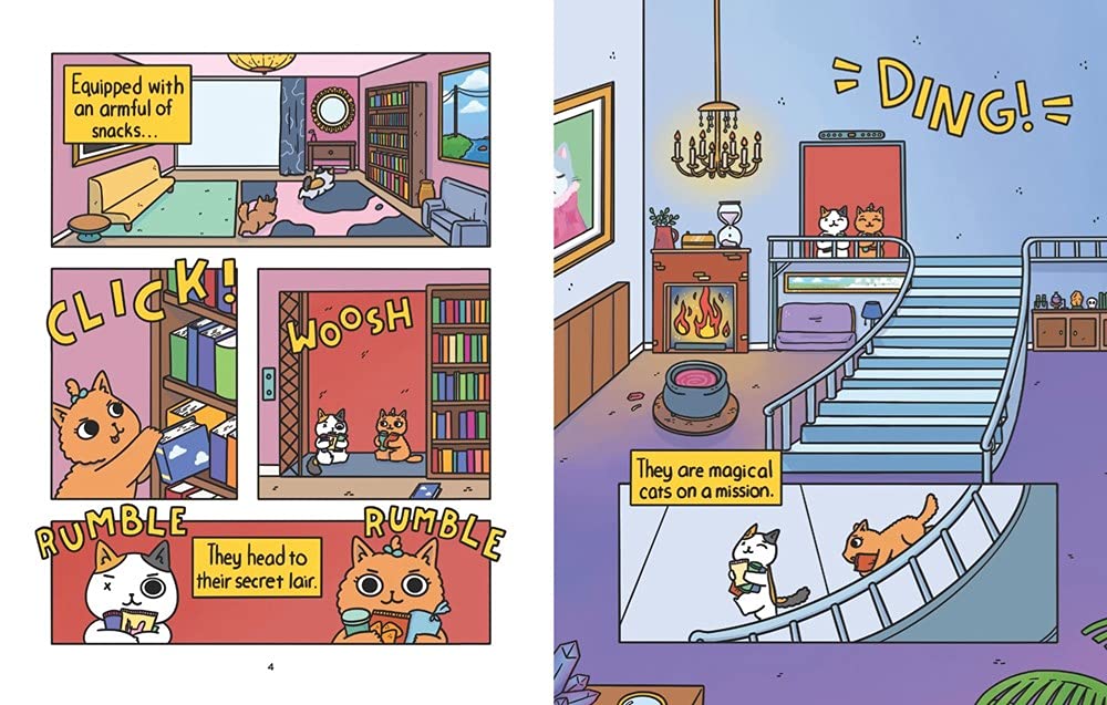 Cat & Cat Adventures #01 The Quest for Snacks (Susie Yi)-Fiction: 歷險科幻 Adventure & Science Fiction-買書書 BuyBookBook
