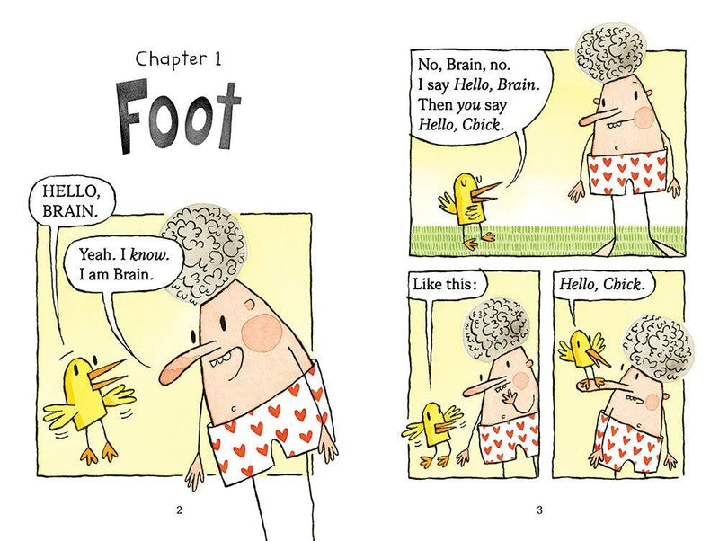 Chick and Brain - Smell My Foot! Candlewick Press