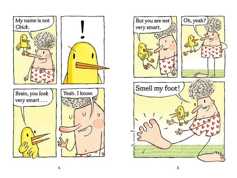 Chick and Brain - Smell My Foot! Candlewick Press