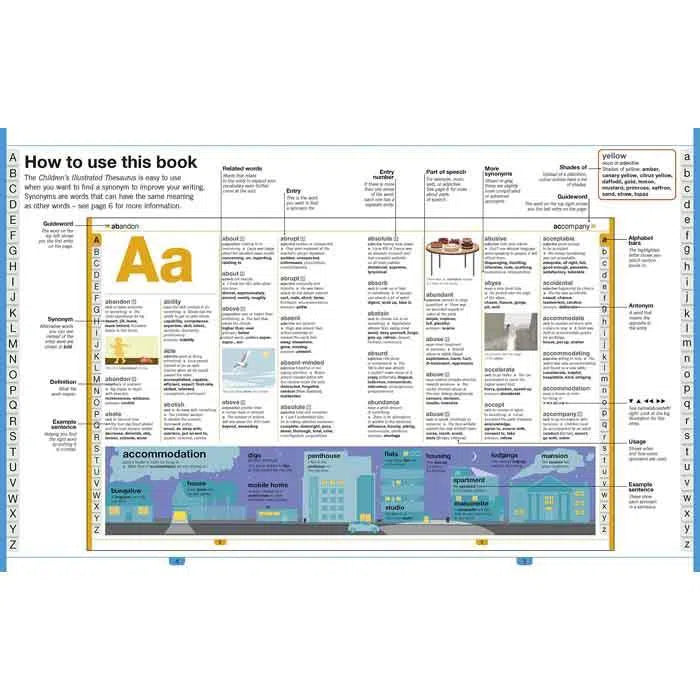 Children's Illustrated Thesaurus-Children’s / Teenage reference: Encyclopaedias, general reference-買書書 BuyBookBook