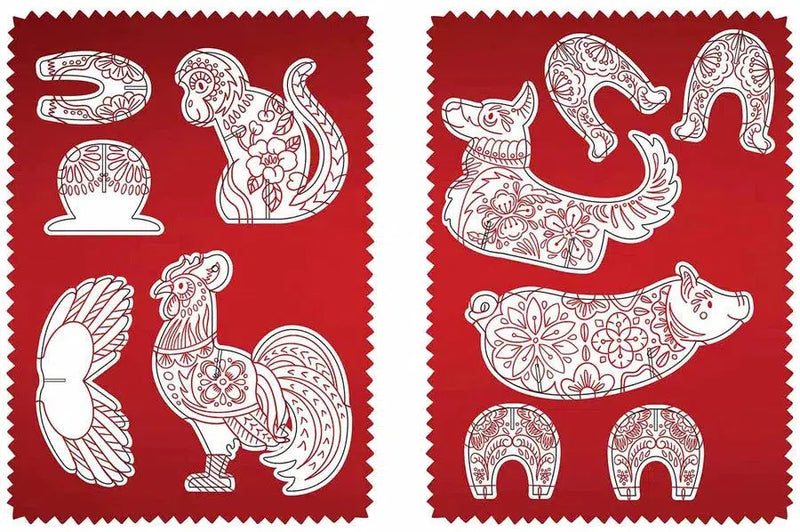 British Museum Press Out and Decorate: Chinese Zodiac (Press Out and Colour)-Fiction: 兒童繪本 Picture Books-買書書 BuyBookBook