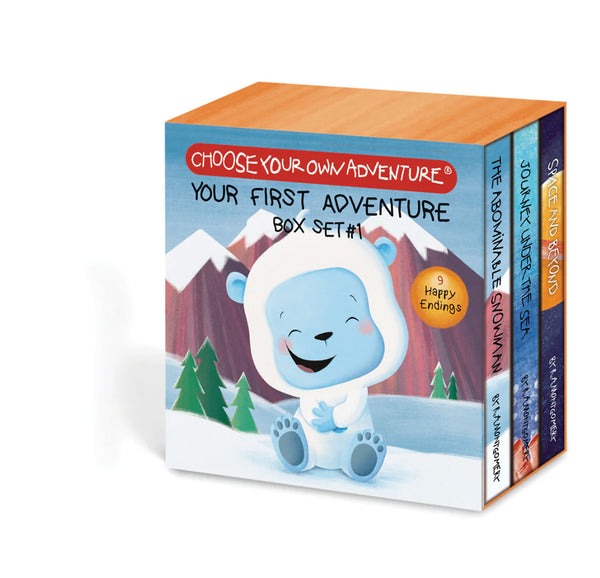 Choose Your Own Adventure 3-Book Board Book Boxed Set #1 (The Abominable Snowman, Journey Under the Sea, Space and Beyond)-Children’s / Teenage fiction: Nature and animal stories-買書書 BuyBookBook