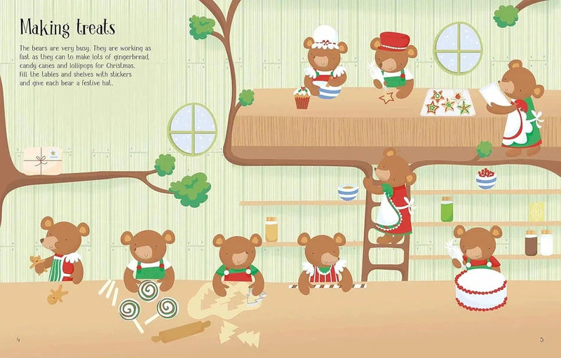 Christmas Sticker Book (Lucy Bowman)-Activity: 繪畫貼紙 Drawing & Sticker-買書書 BuyBookBook