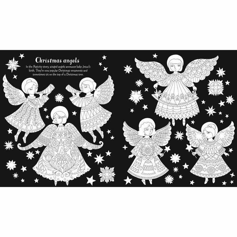 Christmas Patterns to Colour Usborne