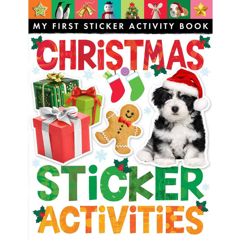 Christmas Sticker Activities (My First)-Activity: 繪畫貼紙 Drawing & Sticker-買書書 BuyBookBook
