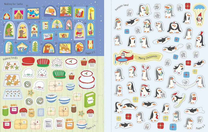 Christmas Sticker Book (Lucy Bowman)-Activity: 繪畫貼紙 Drawing & Sticker-買書書 BuyBookBook