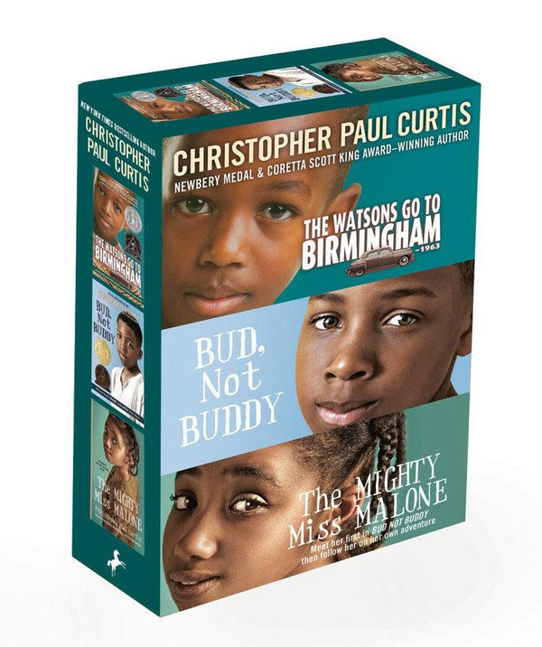 Christopher Paul Curtis 3-Book Boxed Set-Children’s / Teenage fiction: General and modern fiction-買書書 BuyBookBook