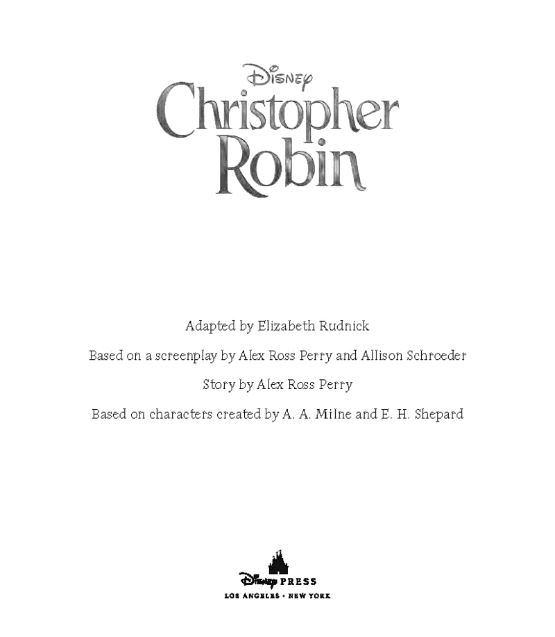 Christopher Robin: The Novelization (Elizabeth Rudnick)-Fiction: 歷險科幻 Adventure & Science Fiction-買書書 BuyBookBook