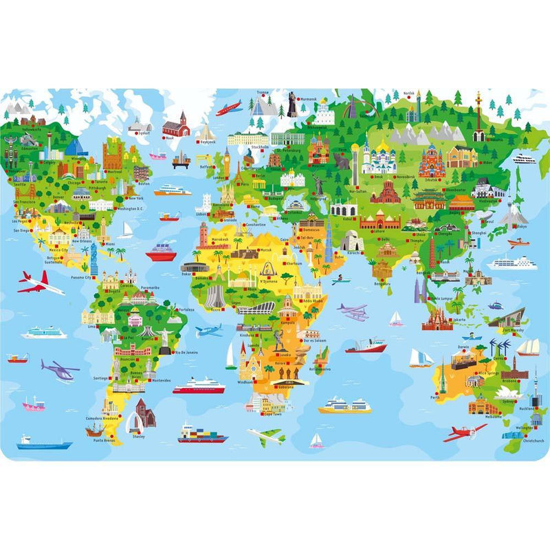 Cities of the World  (Usborne Book and Jigsaw) (300 pcs) Usborne