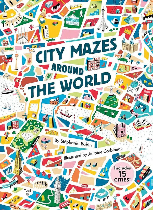 City Mazes Around the World (Stéphanie Babin)-Nonfiction: 常識通識 General Knowledge-買書書 BuyBookBook