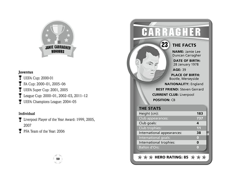 Classic Football Heroes - Carragher (Matt & Tom Oldfield)-Nonfiction: 人物傳記 Biography-買書書 BuyBookBook