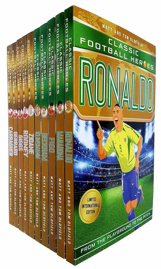 Classic Football Heroes Legend Series Collection 10 Books Set (Matt & Tom Oldfield)-Nonfiction: 人物傳記 Biography-買書書 BuyBookBook