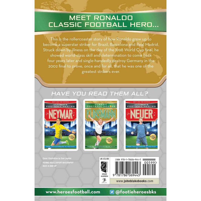 Classic Football Heroes - Ronaldo (Matt & Tom Oldfield)-Nonfiction: 人物傳記 Biography-買書書 BuyBookBook