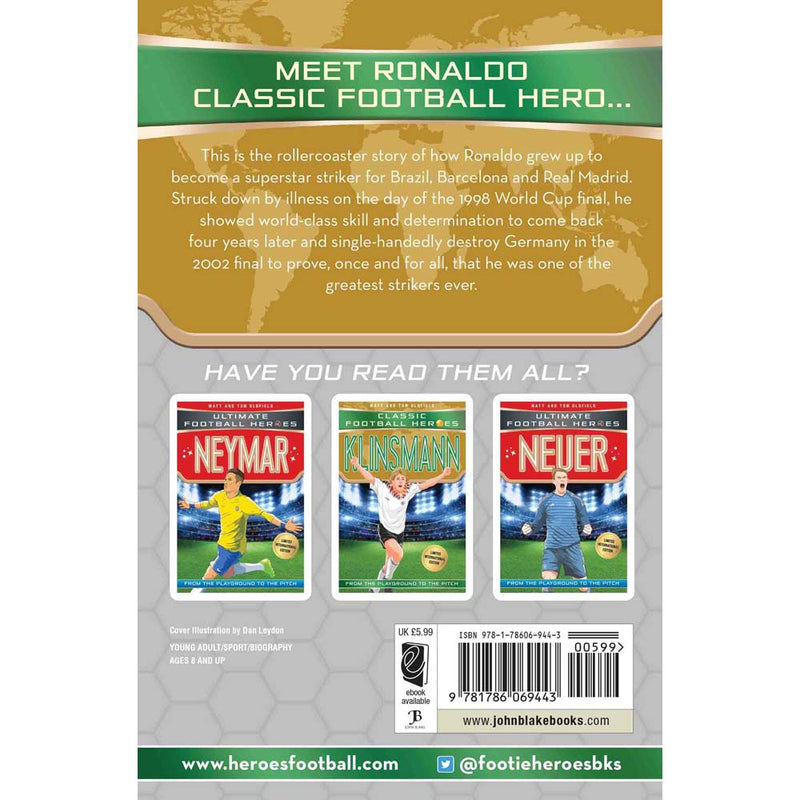 Classic Football Heroes - Ronaldo (Matt & Tom Oldfield)-Nonfiction: 人物傳記 Biography-買書書 BuyBookBook